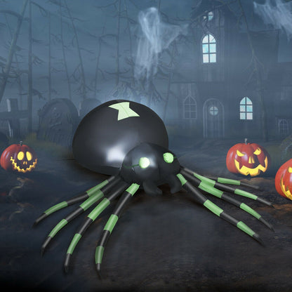 6 Feet Halloween Inflatable Spider, Black Halloween at Gallery Canada