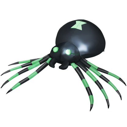 6 Feet Halloween Inflatable Spider, Black Halloween Black at Gallery Canada