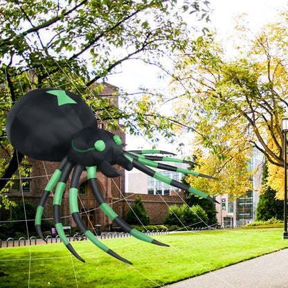 6 Feet Halloween Inflatable Spider, Black Halloween at Gallery Canada