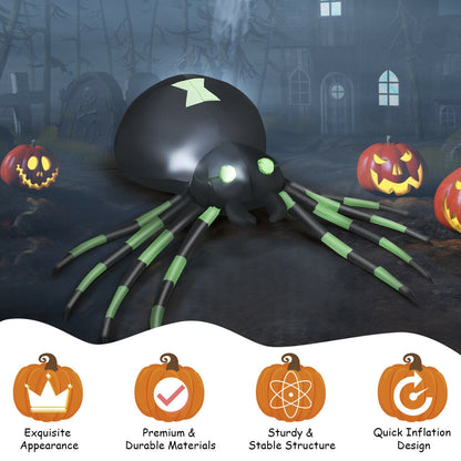 6 Feet Halloween Inflatable Spider, Black Halloween at Gallery Canada