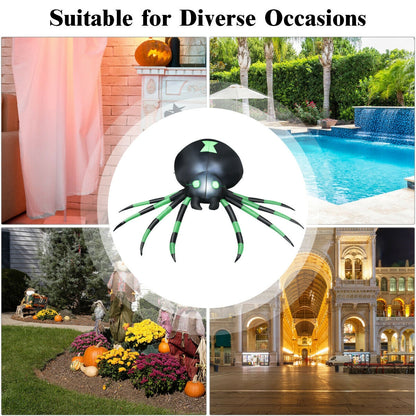 6 Feet Halloween Inflatable Spider, Black Halloween at Gallery Canada