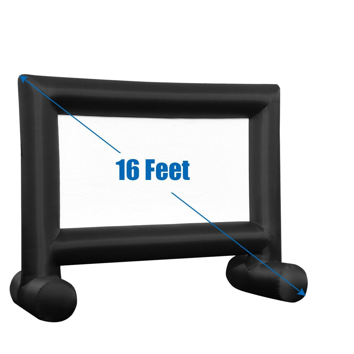 Inflatable Outdoor Movie Projector Screen, 16 Feet, With Blower And Carrying Bag Game Room at Gallery Canada