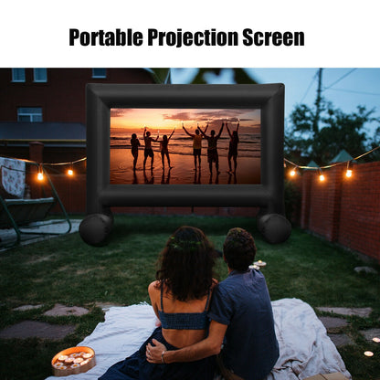 Inflatable Outdoor Movie Projector Screen, 16 Feet, With Blower And Carrying Bag Game Room at Gallery Canada