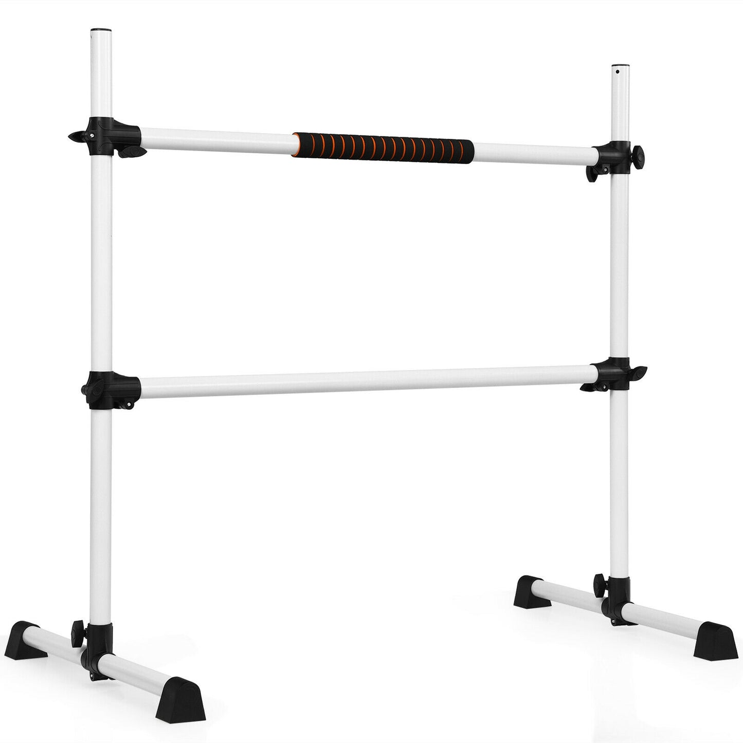 4 Feet Portable Freestanding Ballet Barre, Gray Yoga Accessories at Gallery Canada