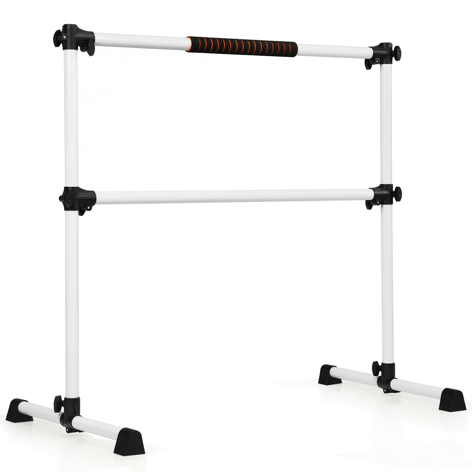 4 Feet Portable Freestanding Ballet Barre, Gray Yoga Accessories at Gallery Canada