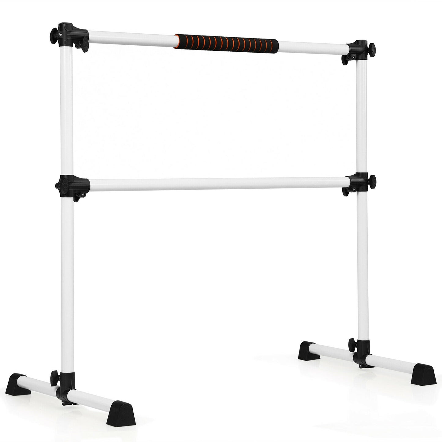 4 Feet Portable Freestanding Ballet Barre, Gray Yoga Accessories at Gallery Canada
