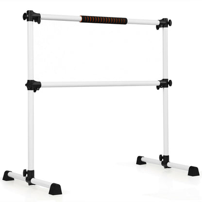 4 Feet Portable Freestanding Ballet Barre, Gray Yoga Accessories at Gallery Canada