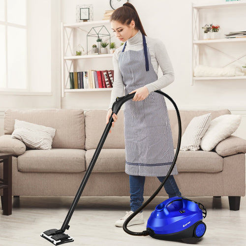 2000W Heavy Duty Steam Cleaner Mop, Detachable Handheld Unit, Blue