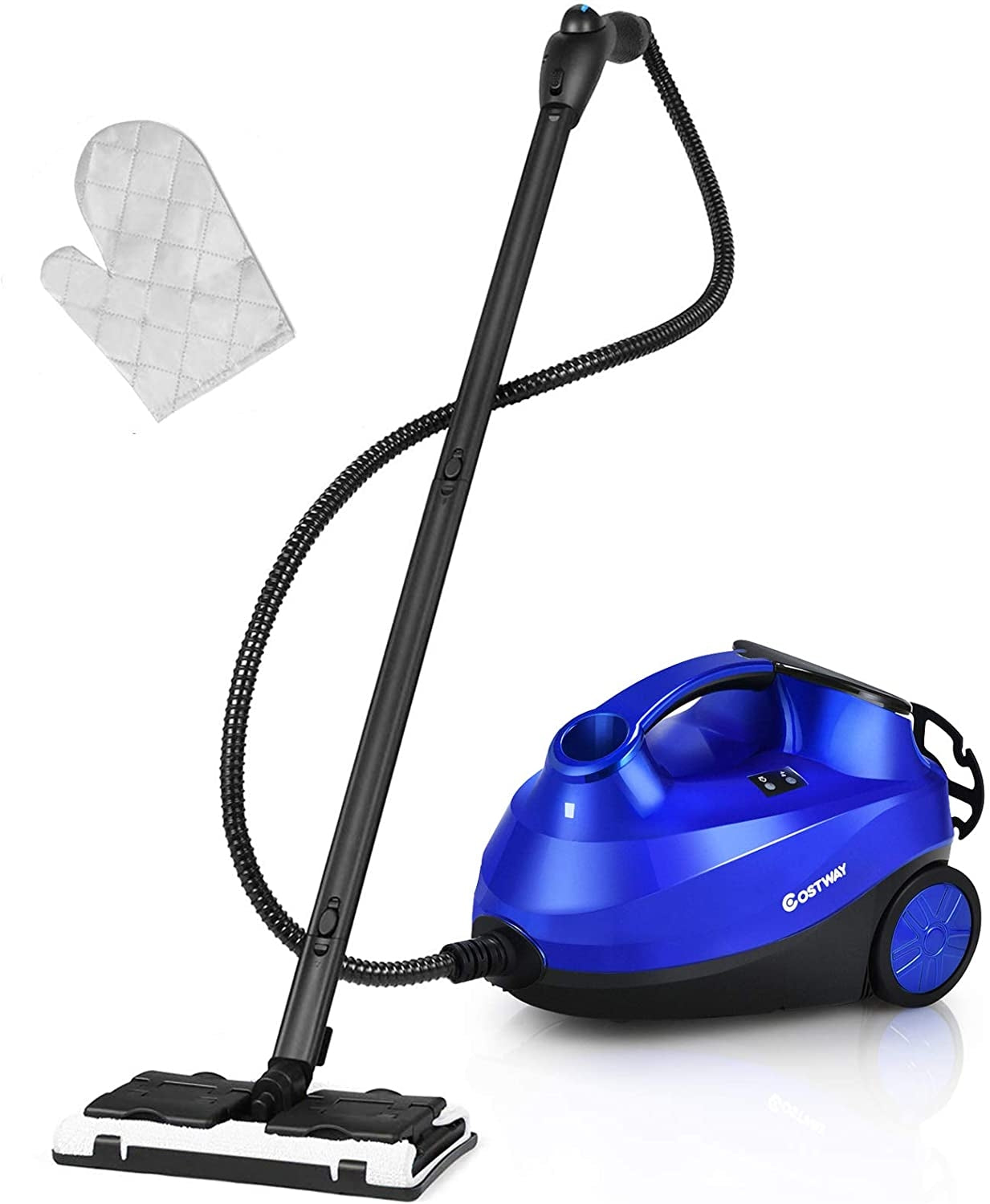2000W Heavy Duty Steam Cleaner Mop, Detachable Handheld Unit, Blue Vacuums & Cleaners at Gallery Canada