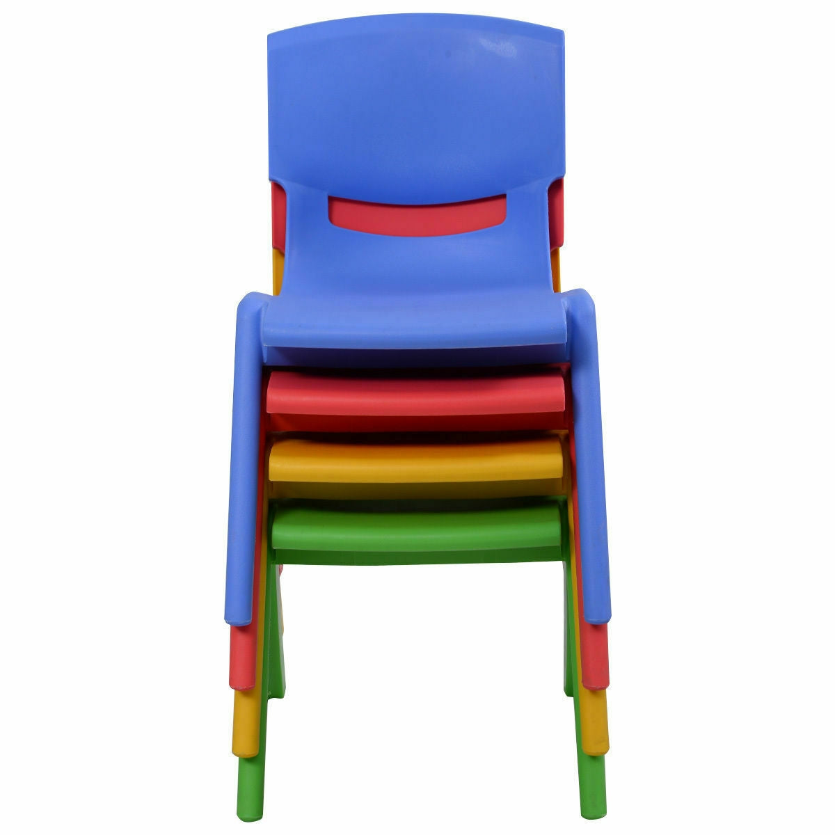 4-Pack Stackable Plastic Children Chairs, Multicolor Kids Table & Chair Sets at Gallery Canada