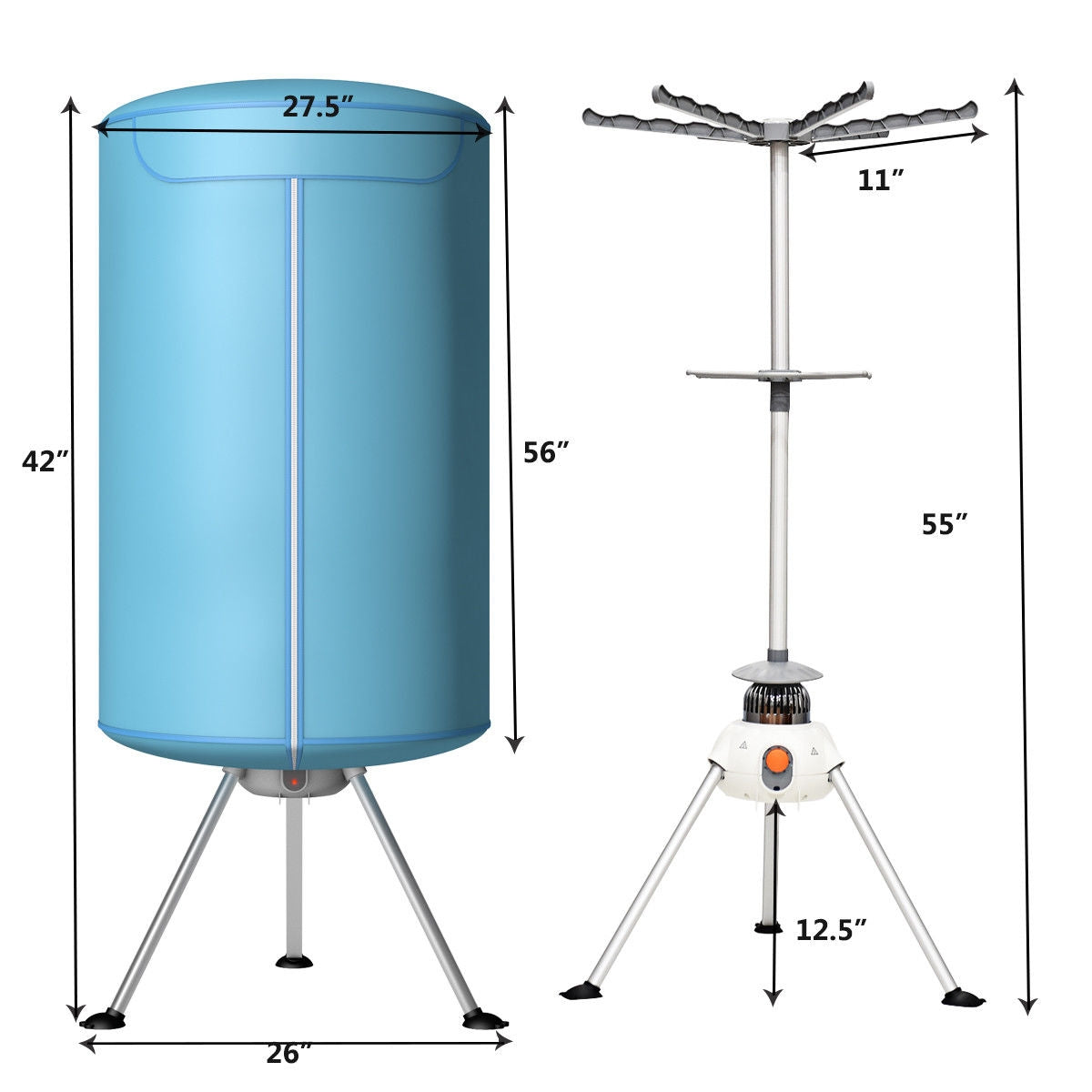 Portable Ventless Laundry Clothes Dryer Dryers at Gallery Canada