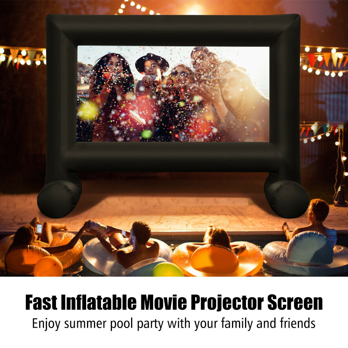 Inflatable Outdoor Movie Projector Screen, 18' Game Room at Gallery Canada