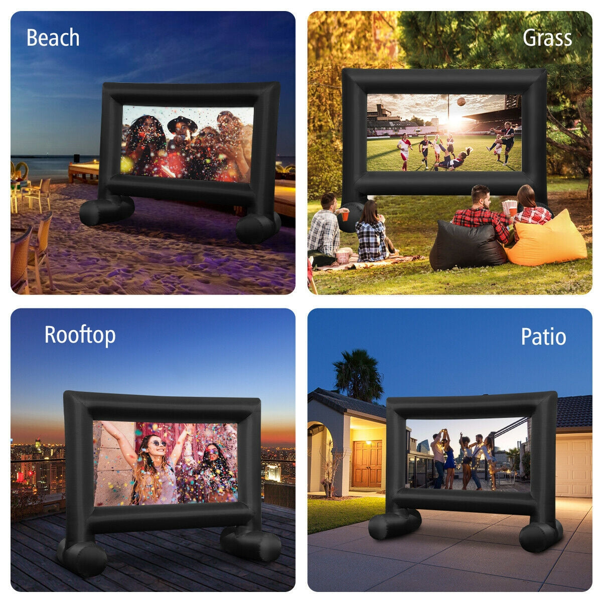 Inflatable Outdoor Movie Projector Screen, 18' Game Room at Gallery Canada