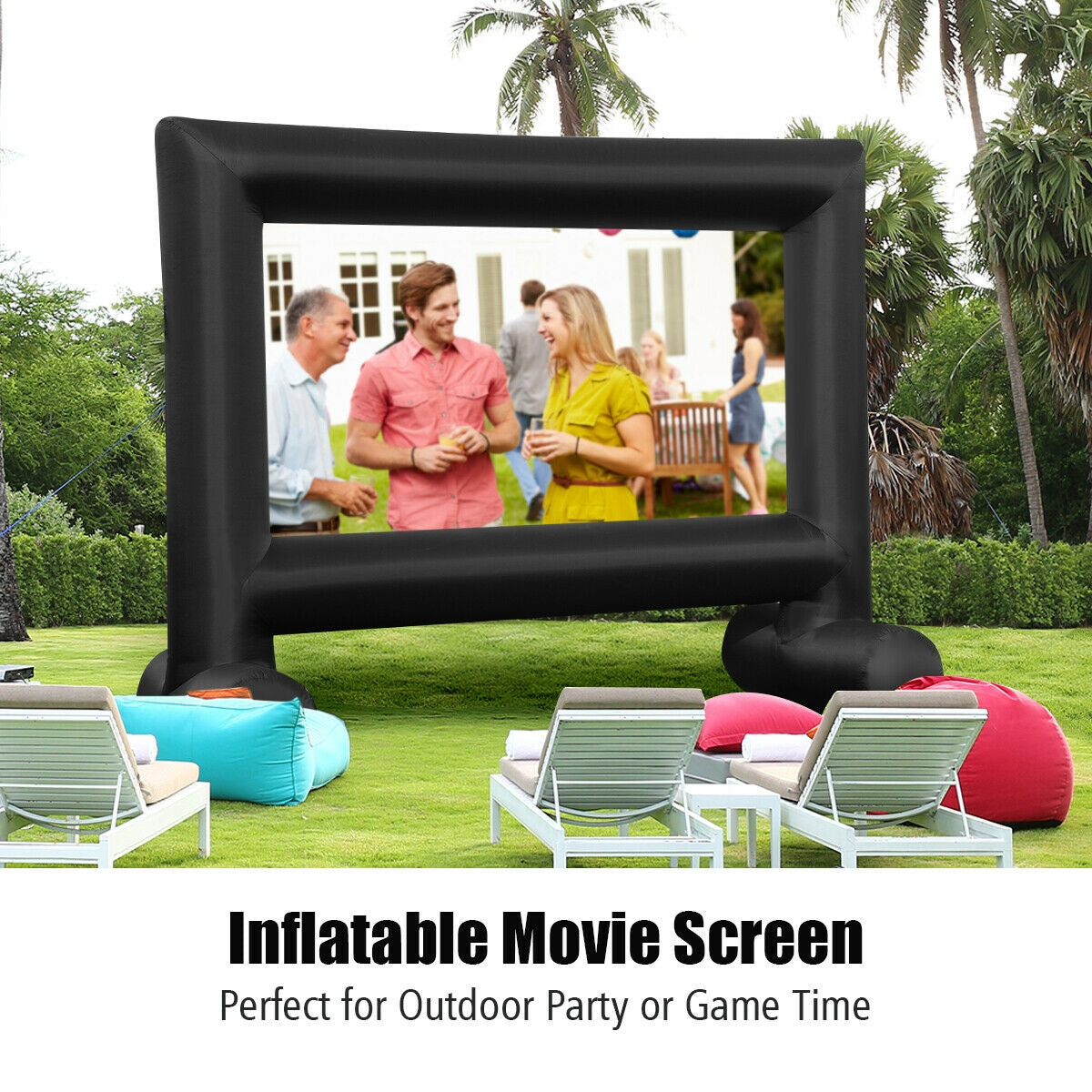 Inflatable Outdoor Movie Projector Screen, 18' Game Room at Gallery Canada