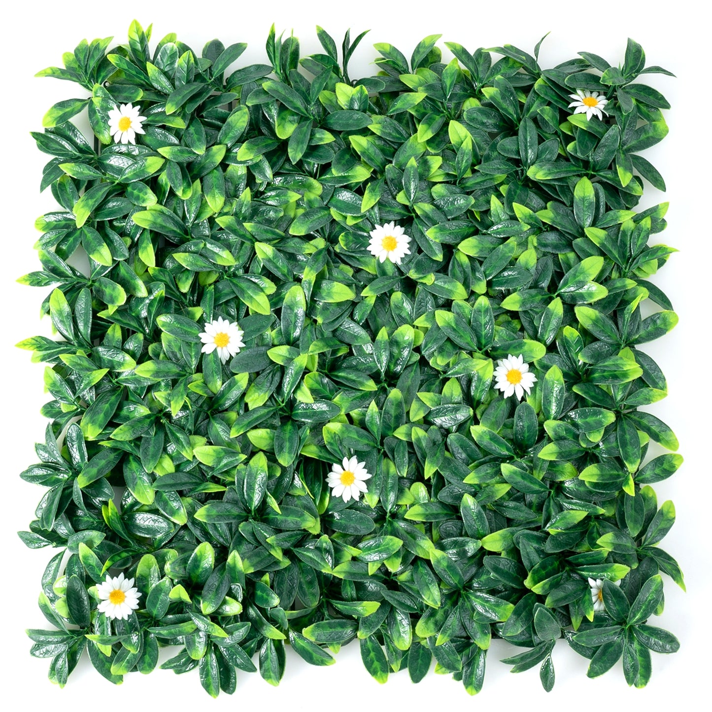 12 Piece 20 x 20 Inch Artificial Daisy Hedge, Privacy Fence Panels Decorative Fencing & Flooring Options at Gallery Canada