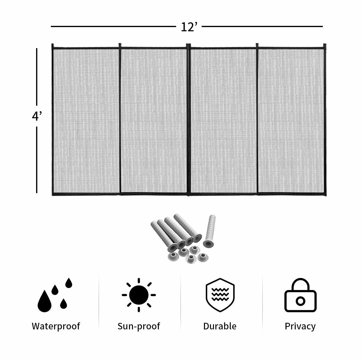 4 x 12 Feet In-Ground Swimming Pool Safety Fence Swimming Pools at Gallery Canada