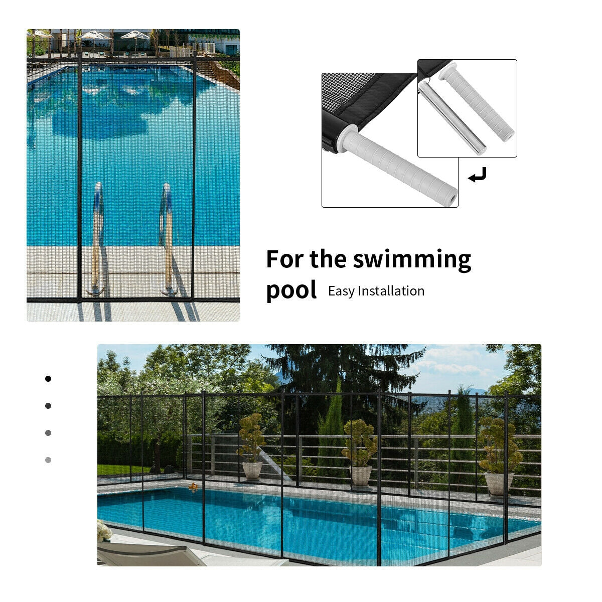 4 x 12 Feet In-Ground Swimming Pool Safety Fence Swimming Pools at Gallery Canada