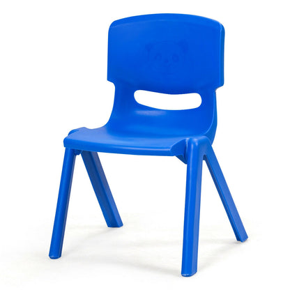 6-Pack Kids Plastic Stackable Classroom Chairs, Blue Kids Chairs & Seating at Gallery Canada