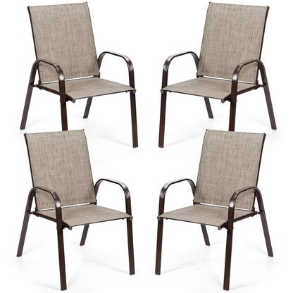 Patio Outdoor Dining Chair, 2 Pieces, Gray Patio Dining Chairs at Gallery Canada