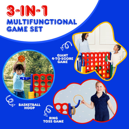 2.5 Feet 4-To-Score Giant Game Set, Blue Lawn Games at Gallery Canada