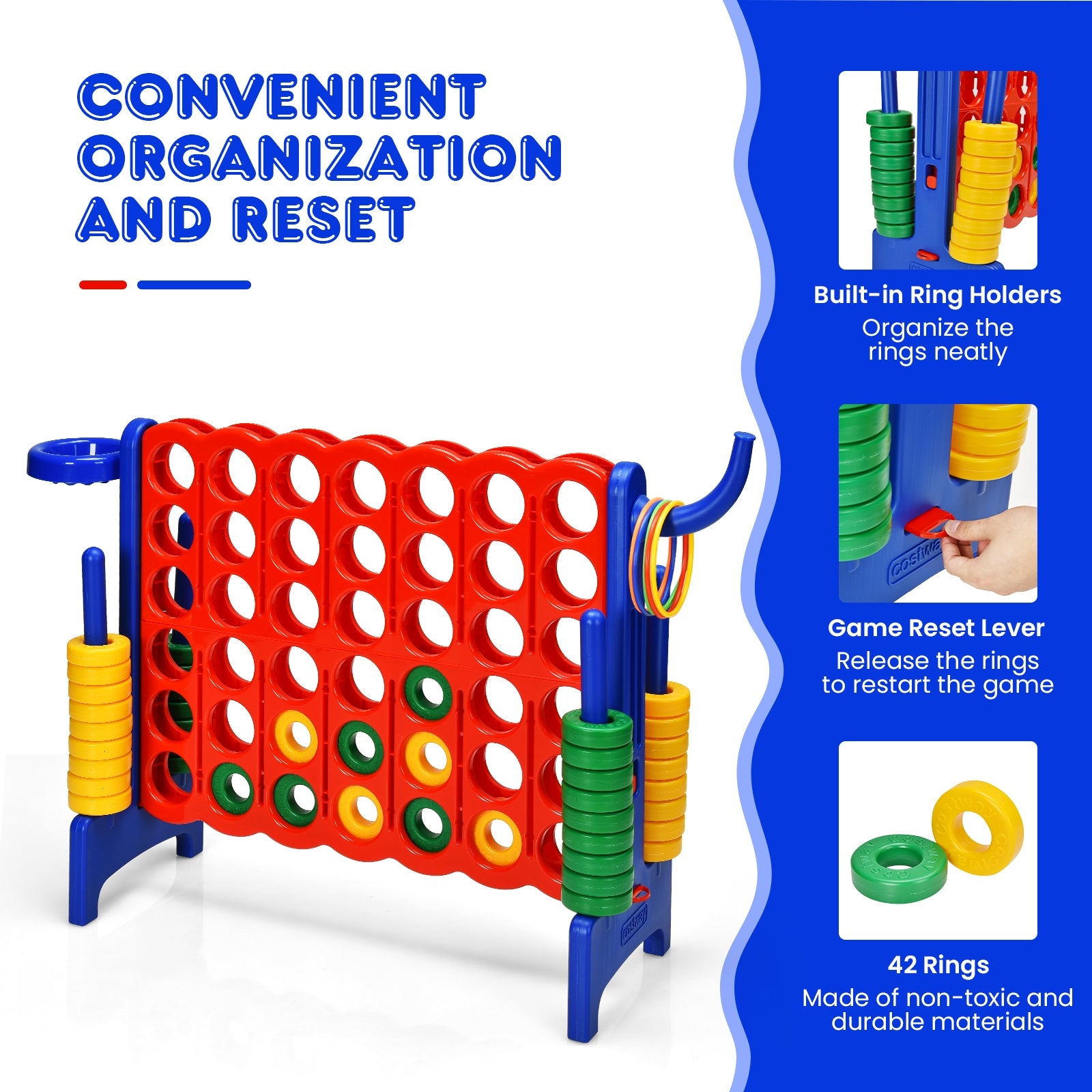2.5 Feet 4-To-Score Giant Game Set, Blue Lawn Games at Gallery Canada