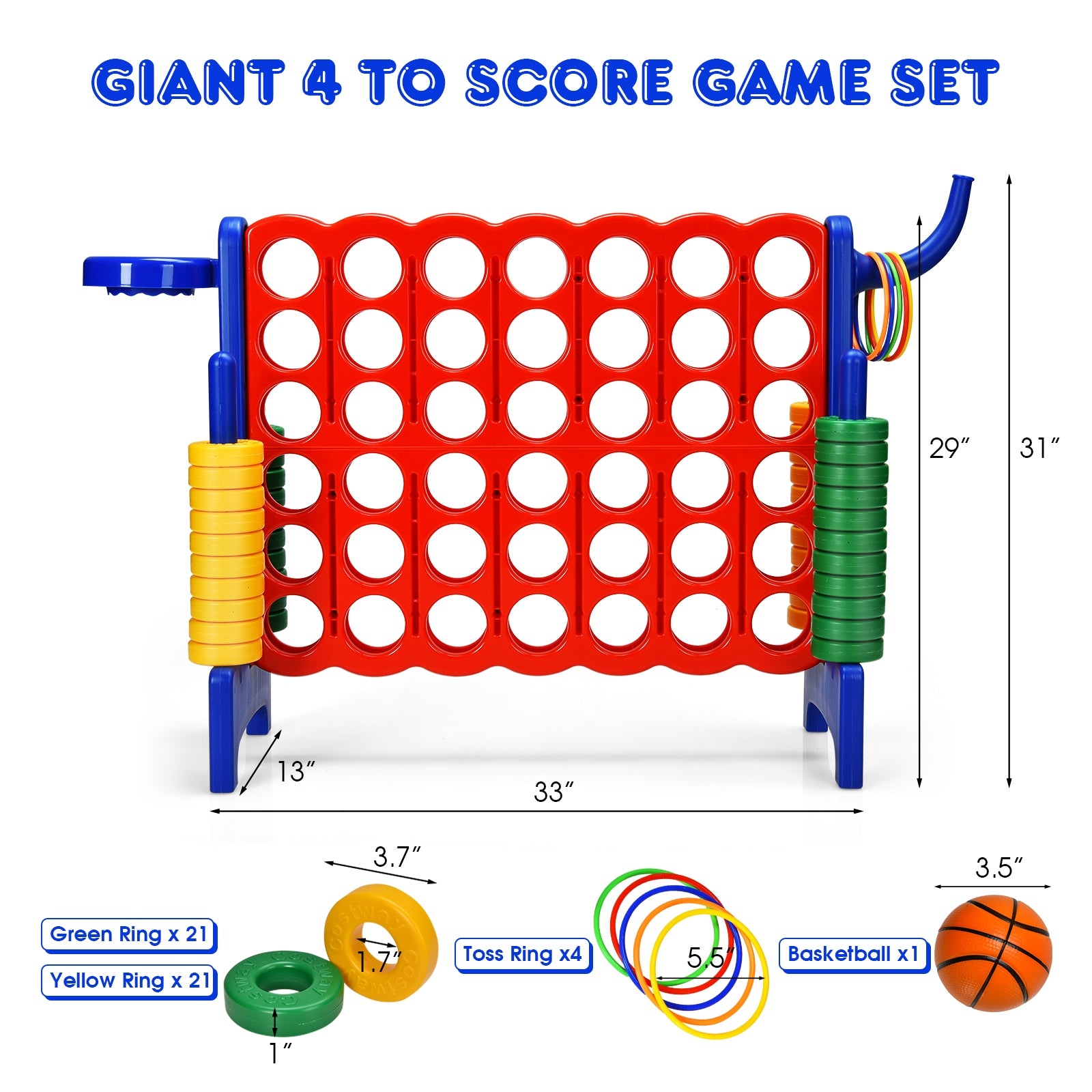 2.5 Feet 4-To-Score Giant Game Set, Blue Lawn Games at Gallery Canada