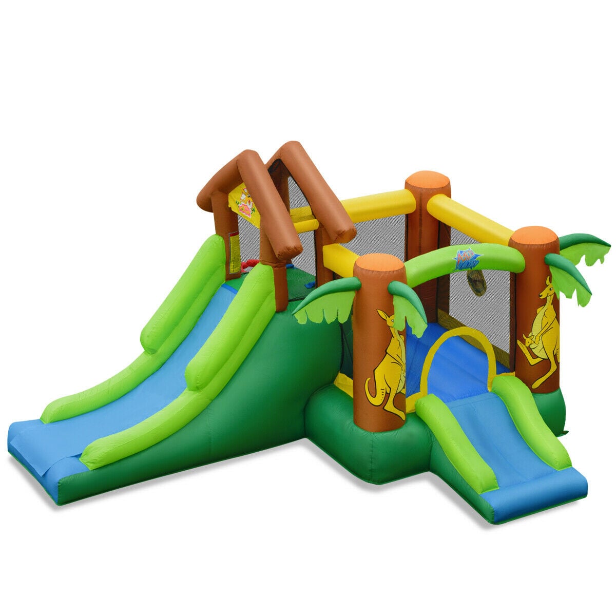 Kids Inflatable Jungle Bounce House Castle, Includes Bag, No Blower Bounce House at Gallery Canada