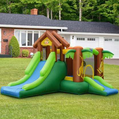 Kids Inflatable Jungle Bounce House Castle, Includes Bag, No Blower Bounce House at Gallery Canada