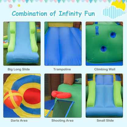 Kids Inflatable Jungle Bounce House Castle, Includes Bag, No Blower Bounce House at Gallery Canada