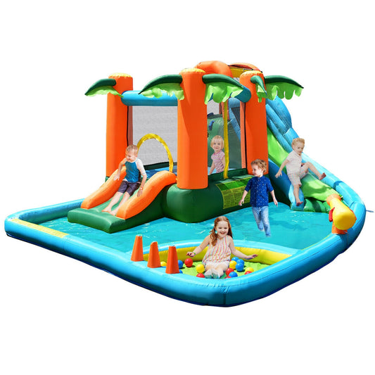 7-In-1 Inflatable Slide Bouncer With Two Slides Bounce House Options at Gallery Canada