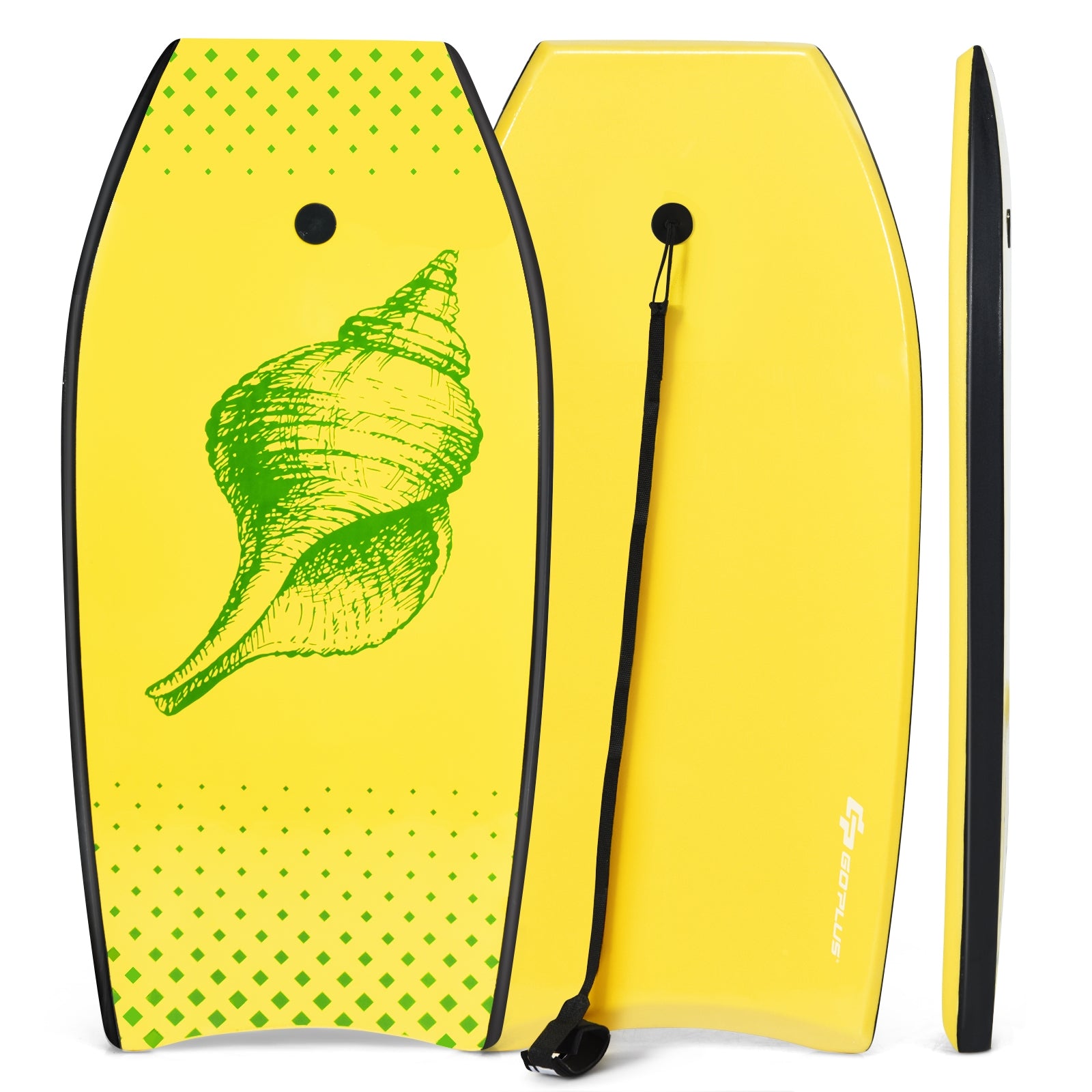 Lightweight Surfing Bodyboard, L, Yellow Surfing Yellow at Gallery Canada