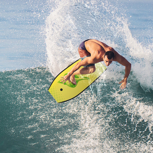 Lightweight Surfing Bodyboard, L, Yellow Surfing Yellow at Gallery Canada