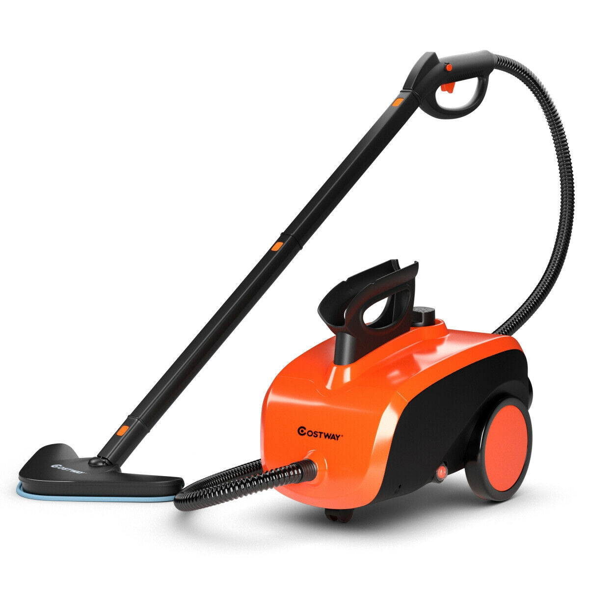 Heavy Duty Multipurpose Steam Cleaner, 18 Accessories, Orange Vacuums & Cleaners Orange at Gallery Canada