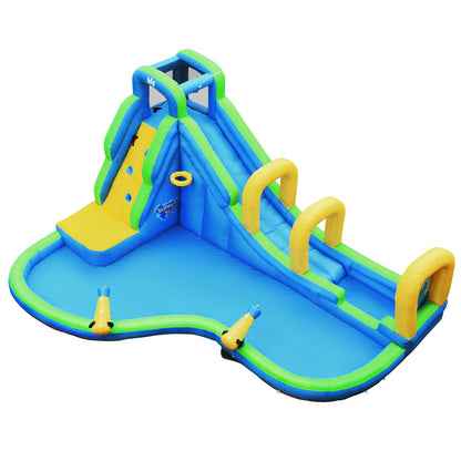 Inflatable Water Slide Kids Bounce House, Water Cannons, Hose Bounce House at Gallery Canada