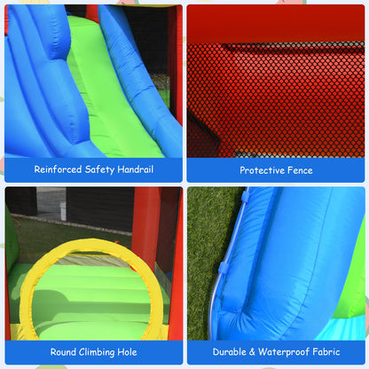 Inflatable Bounce House Splash Pool, Water Slide, Blower Included Bounce House at Gallery Canada