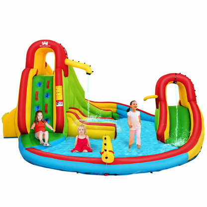 Inflatable Water Slide Bounce House, Climbing Wall, Pool, No Blower Bounce House at Gallery Canada