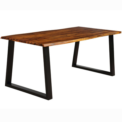 Acacia Wood Dining Table, Rectangular, Brown Dining Tables at Gallery Canada