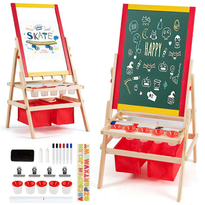 Flip-Over Double-Sided Kids Art Easel, Multicolor Art Easels at Gallery Canada