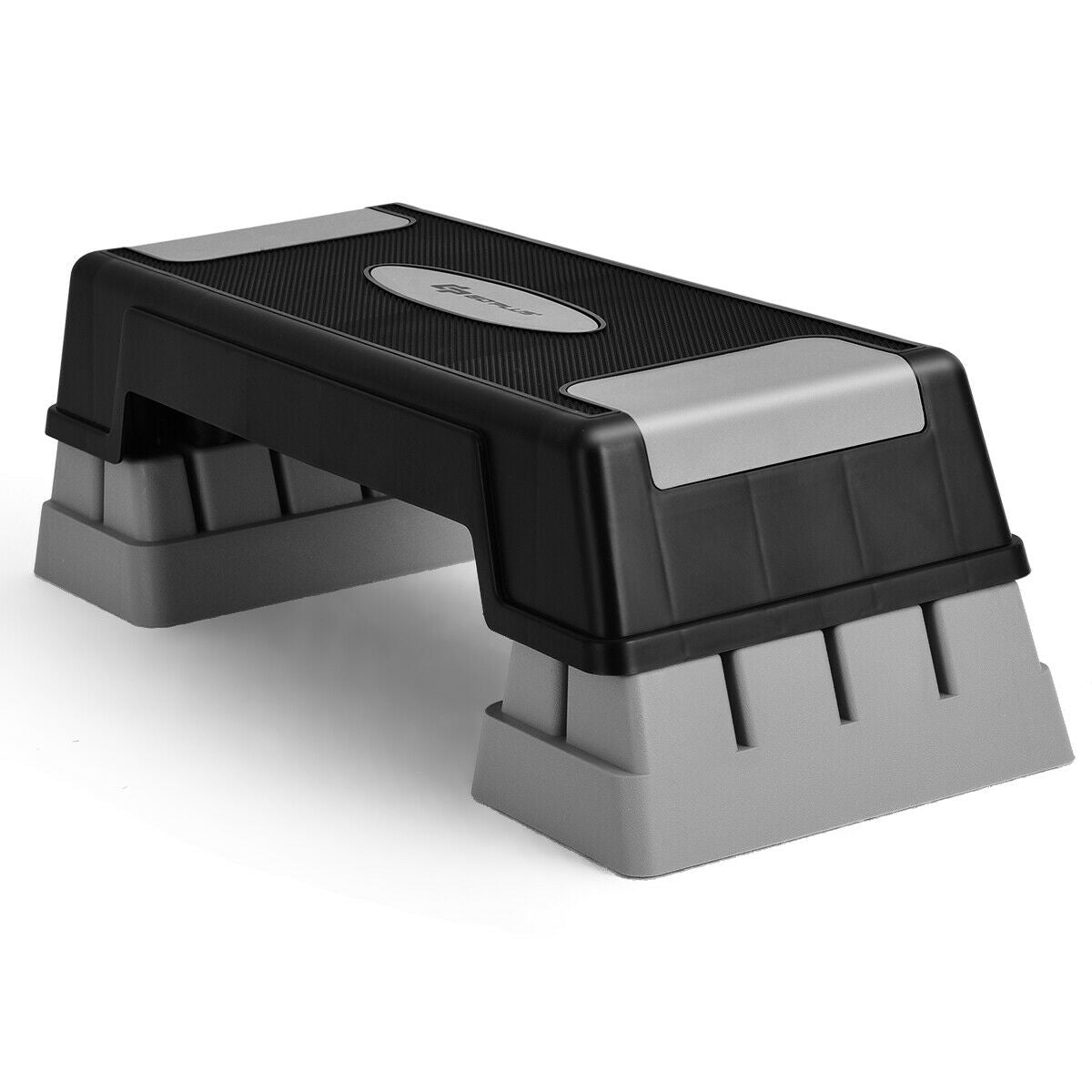 Aerobic Exercise Stepper Trainer with Adjustable Height, Gray Sport Equipments at Gallery Canada