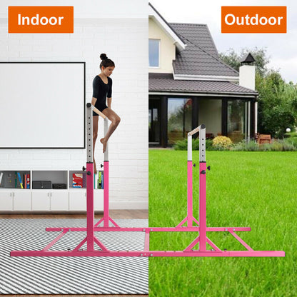 Kids Gymnastic Training Parallel Bars, Adjustable, Pink Toy Sports at Gallery Canada
