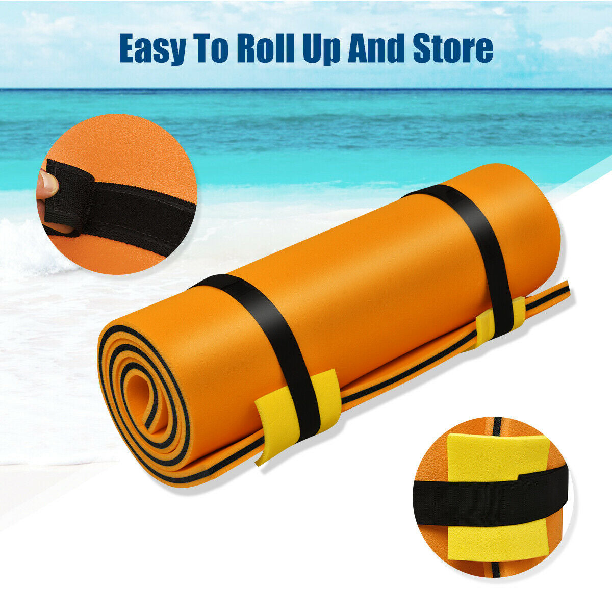 3-Layer Tear-Proof Water Mat, Orange Swimming at Gallery Canada