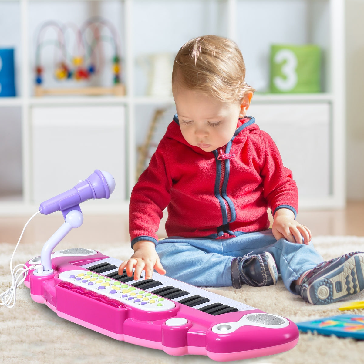 37 Key Electronic Keyboard, Kids Toy Piano, Pink Musical Toys at Gallery Canada