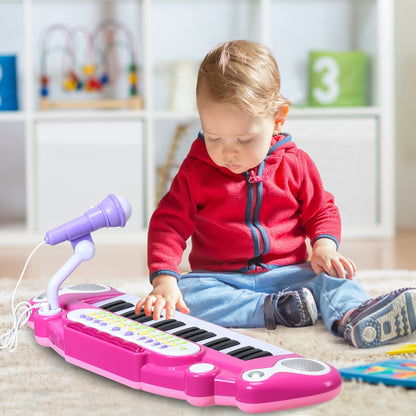 37 Key Electronic Keyboard, Kids Toy Piano, Pink Musical Toys at Gallery Canada
