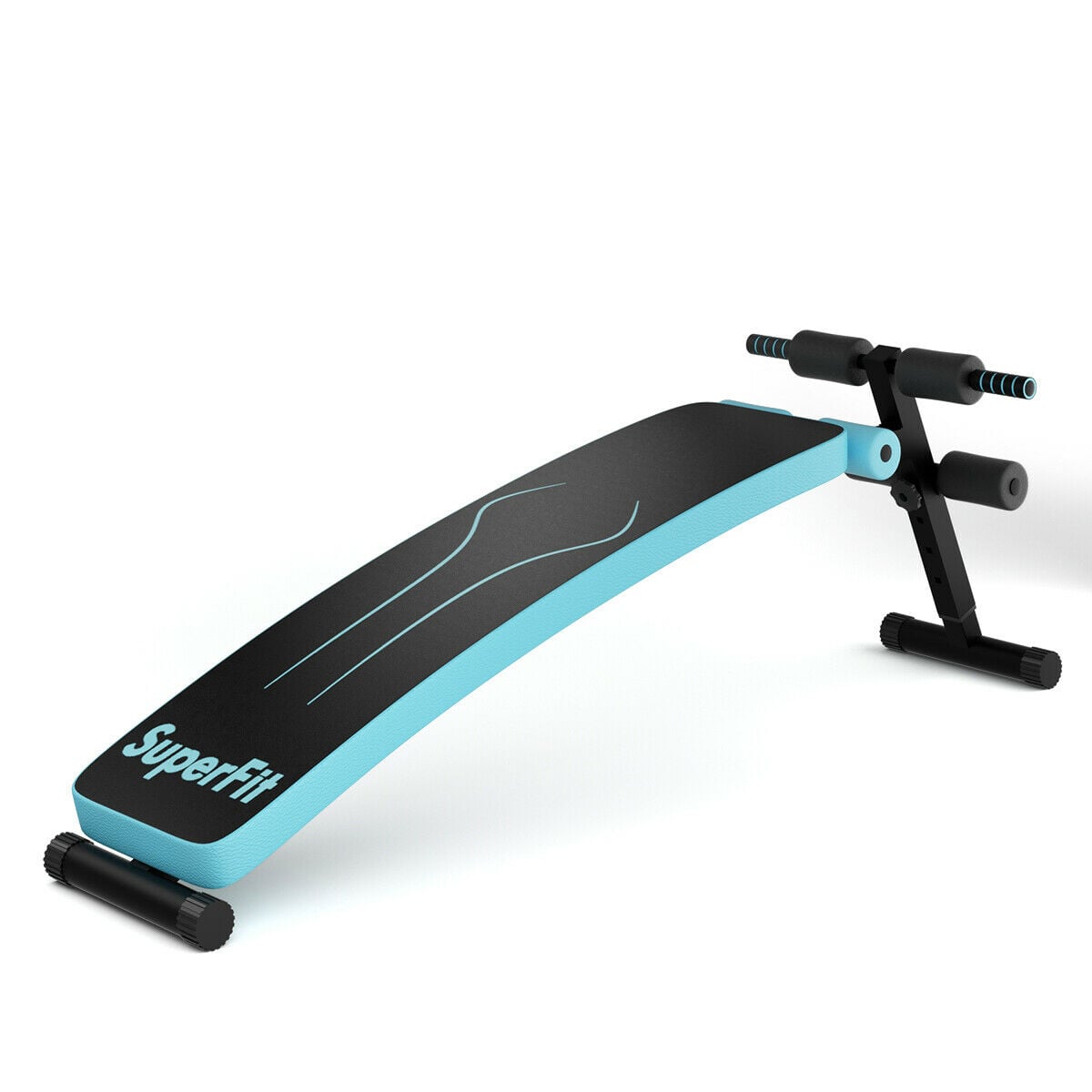 Adjustable Folding Weight Bench, Sit-Up Board, Blue Benches Racks & Bars at Gallery Canada
