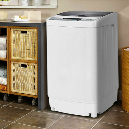 12 lbs Full-Automatic Washing Machine, 10 Wash Programs, Gray Washing Machines at Gallery Canada