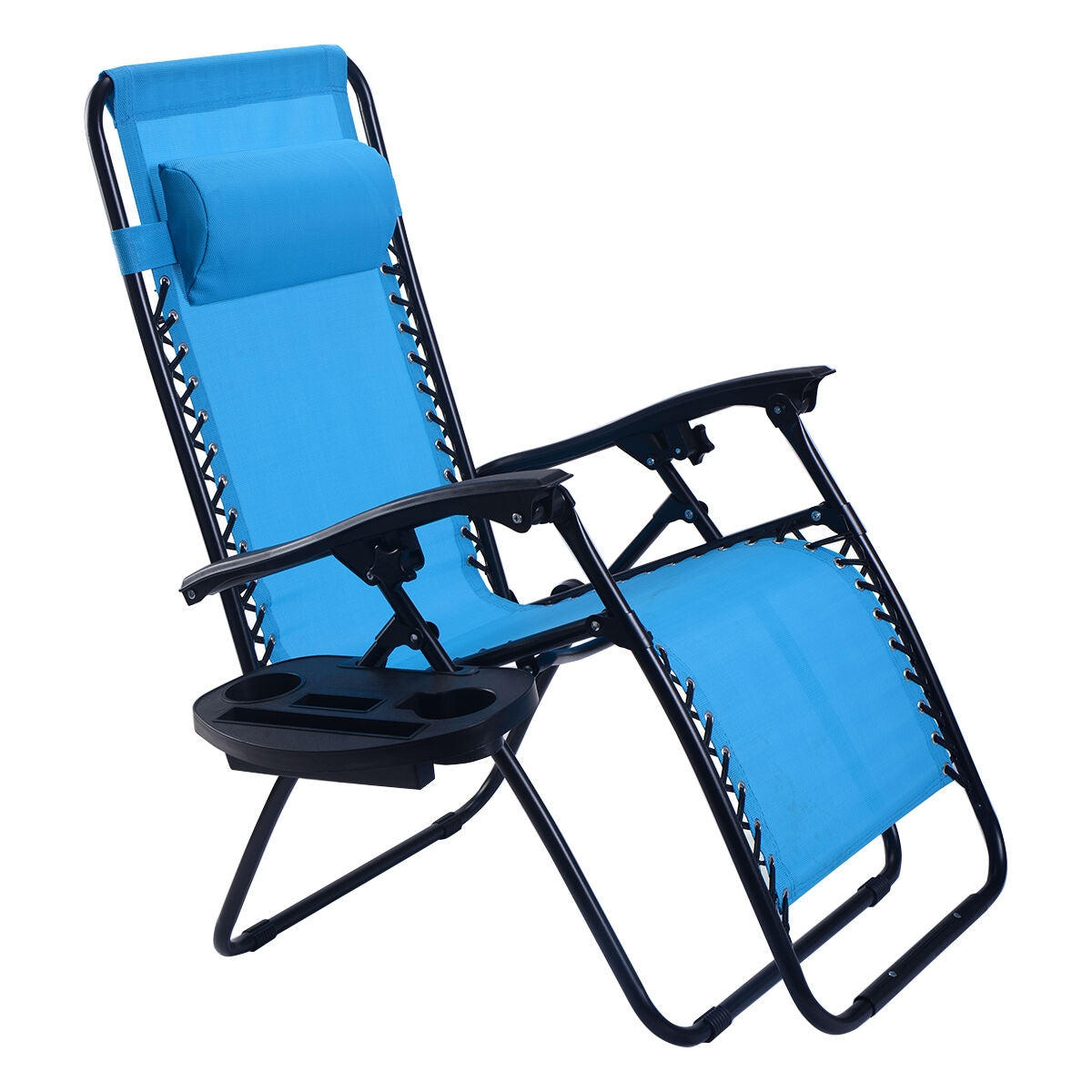 Folding Lounge Chair, Zero Gravity, Light Blue Beach & Lawn Chairs at Gallery Canada