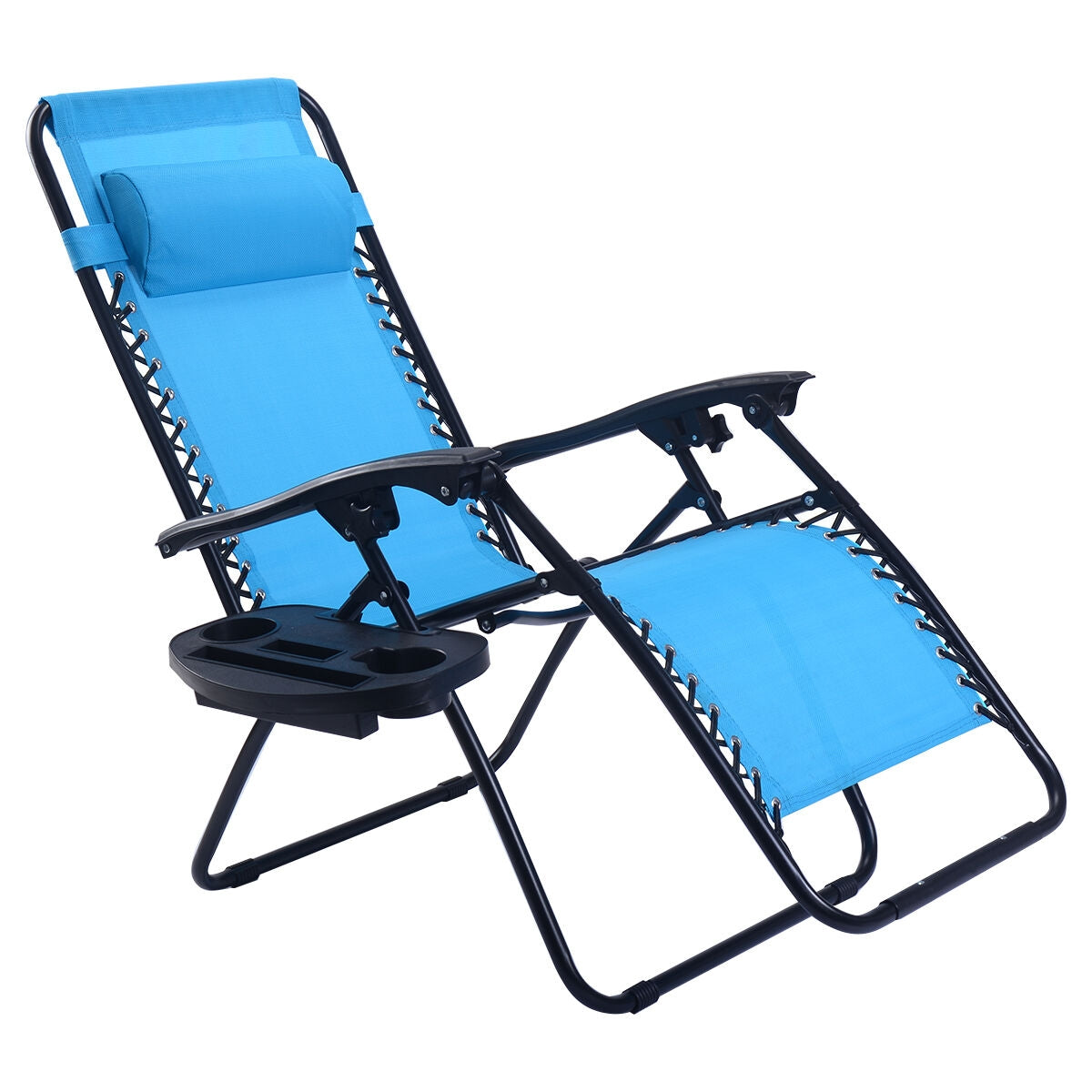 Folding Lounge Chair, Zero Gravity, Light Blue Beach & Lawn Chairs at Gallery Canada