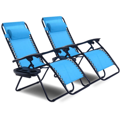Folding Lounge Chair, Zero Gravity, Light Blue Beach & Lawn Chairs at Gallery Canada