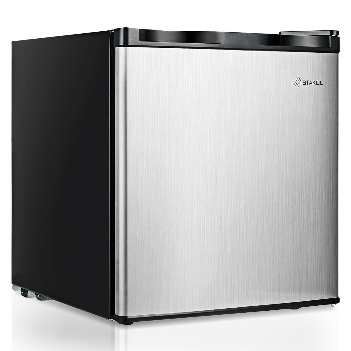1.1 cu.ft. Compact Single Door Mini Upright Freezer, White, Black Freezers at Gallery Canada