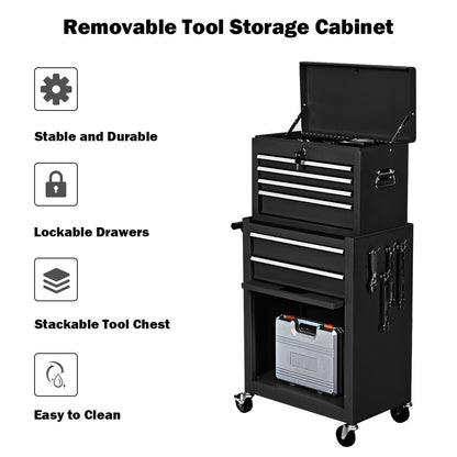 Rolling Cabinet Storage Chest, Toolbox, Black Outdoor Storage & Garages at Gallery Canada